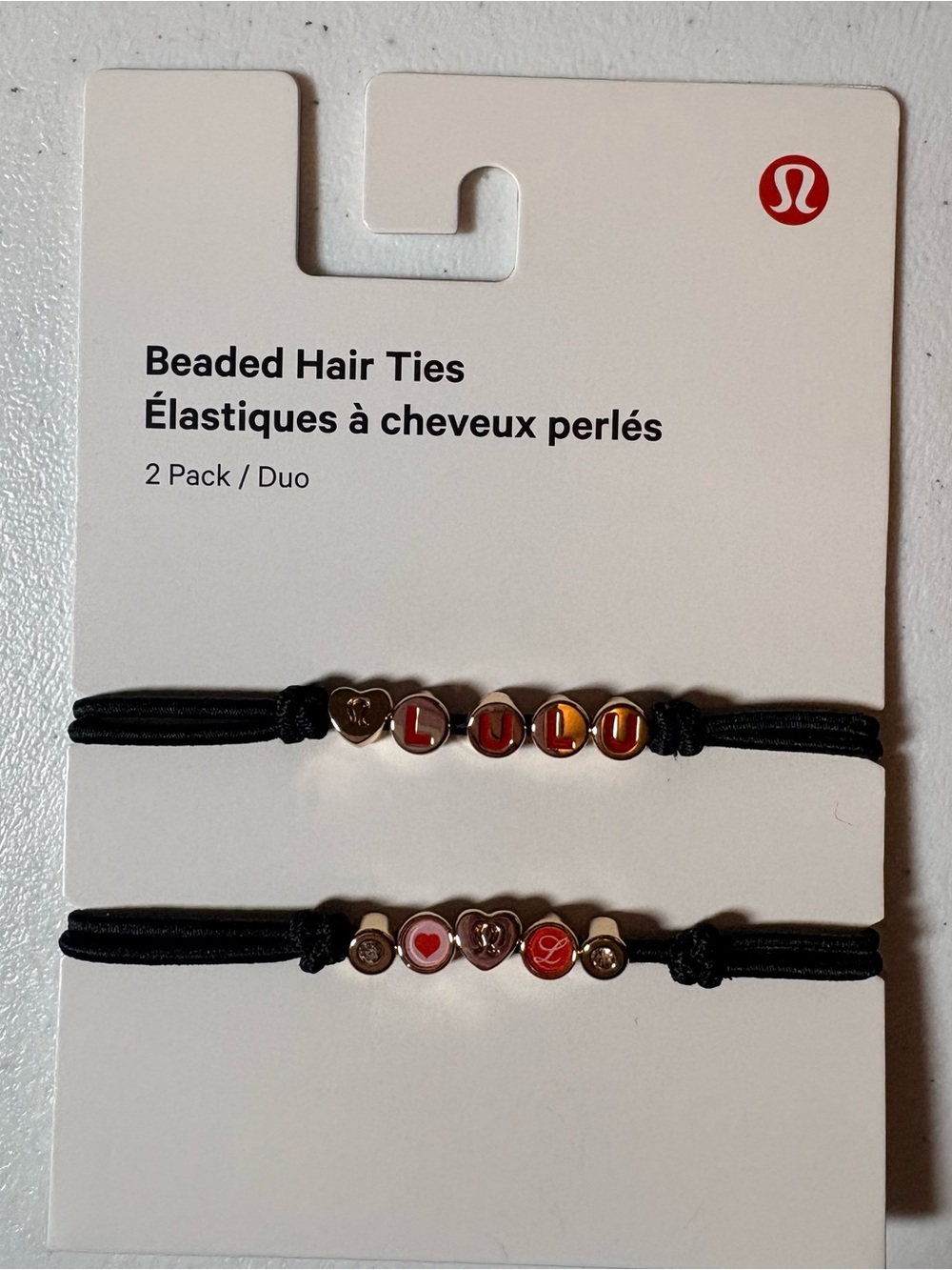 Lululemon Beaded Hair Ties. Rare and not sold in the USA!!